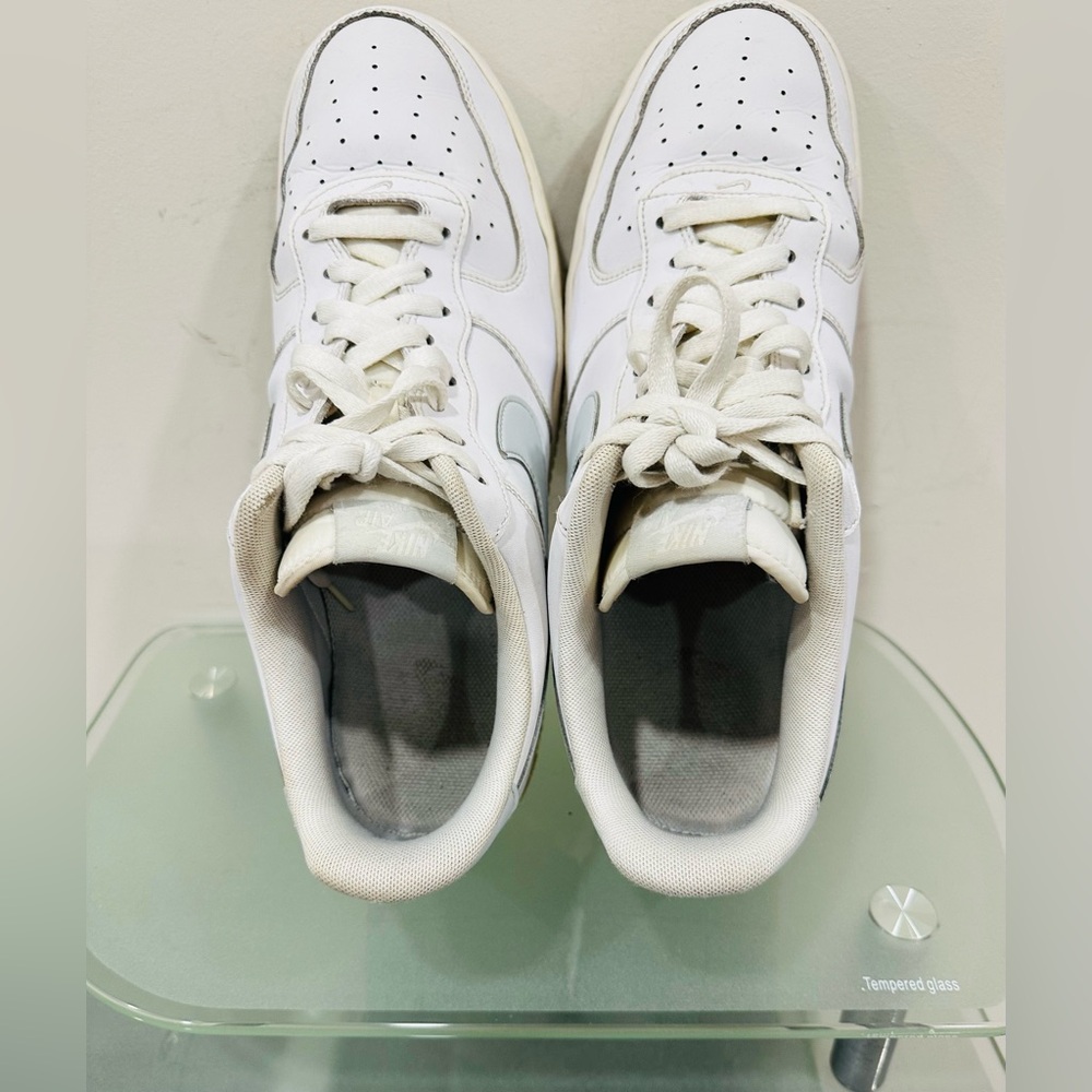 Nike Air Force 1 '07 Men’s Sz 14 Shoes White Pure Platinum DC2911-100 Authentic - Picture 6 of 9